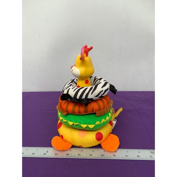 Fisher-Price Soft Safari Giraffe Ring Stacker 2007 Infant Toy - Picture 3 of 13